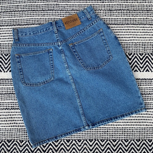 Vintage Attitude Denim Skirt size 10 - Picture 2 of 5
